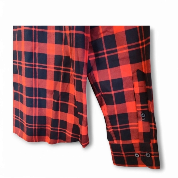 Banana Republic Untucked Slim Fit Mens Button Down Luxe Flannel - Picture 7 of 8